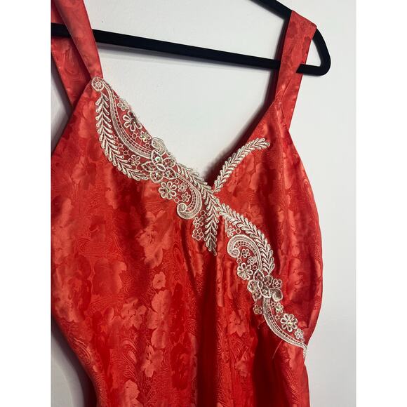 Vtg Victoria's Secret Gold Label Nightie Slip Dress Size Medium - Picture 2 of 4